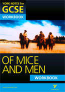 York Notes Of Mice and Men Workbook GCSE Revision Study Guide