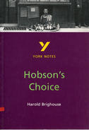 York Notes Hobson's Choice: GCSE GCSE Revision Study Guide