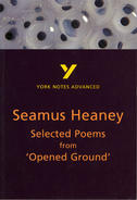 York Notes Seamus Heaney, Selected Poems from 'Opened Ground': Advanced A Level Revision Study Guide